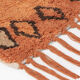 Tapis berbere 200 x 300 cm orange motifs colorés