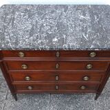 Mahogany 18th century Dresser Louis XVI by Jean Popsek