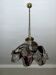 Large art glass pendant light, Pertti Santalahti for Humppila, Norway 1960s