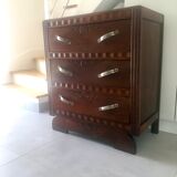 Commode  3 tiroirs authentique art déco