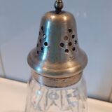 Saupoudreuse sucrier en cristal