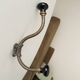 Antique wall coat rack, 19th century Art Nouveau style.
