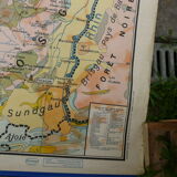 School poster Hatier north region east economic and physical map