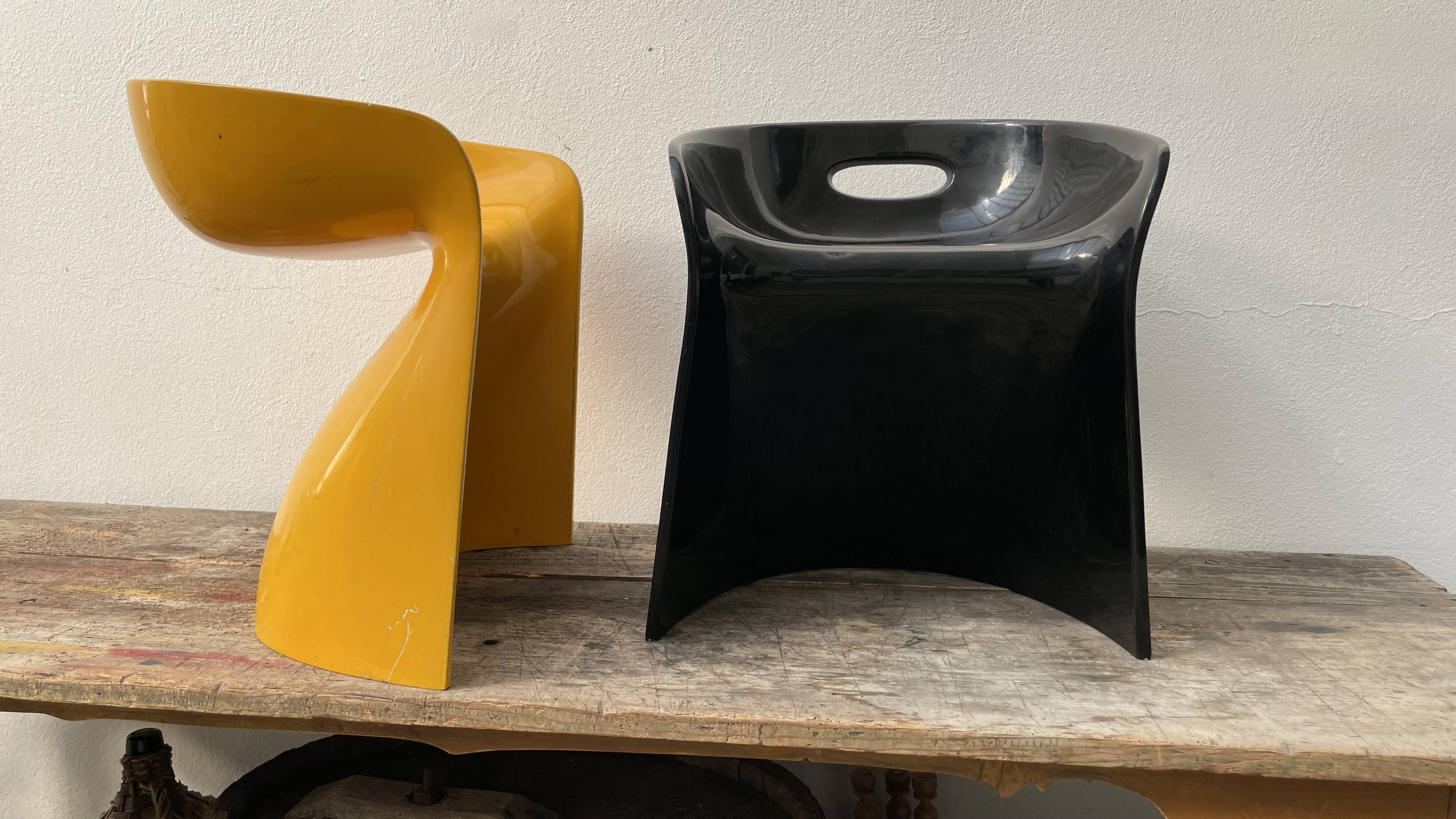 Paire de chaises « Bowl-chairs » design