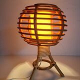 Bamboo bedside lamp