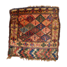 Ancient Persian Kurdish handmade carpet 61cm x 61cm 1880