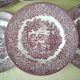 6 English porcelain dessert plates