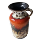 Vintage ceramic vase with handle - Jasba Keramik