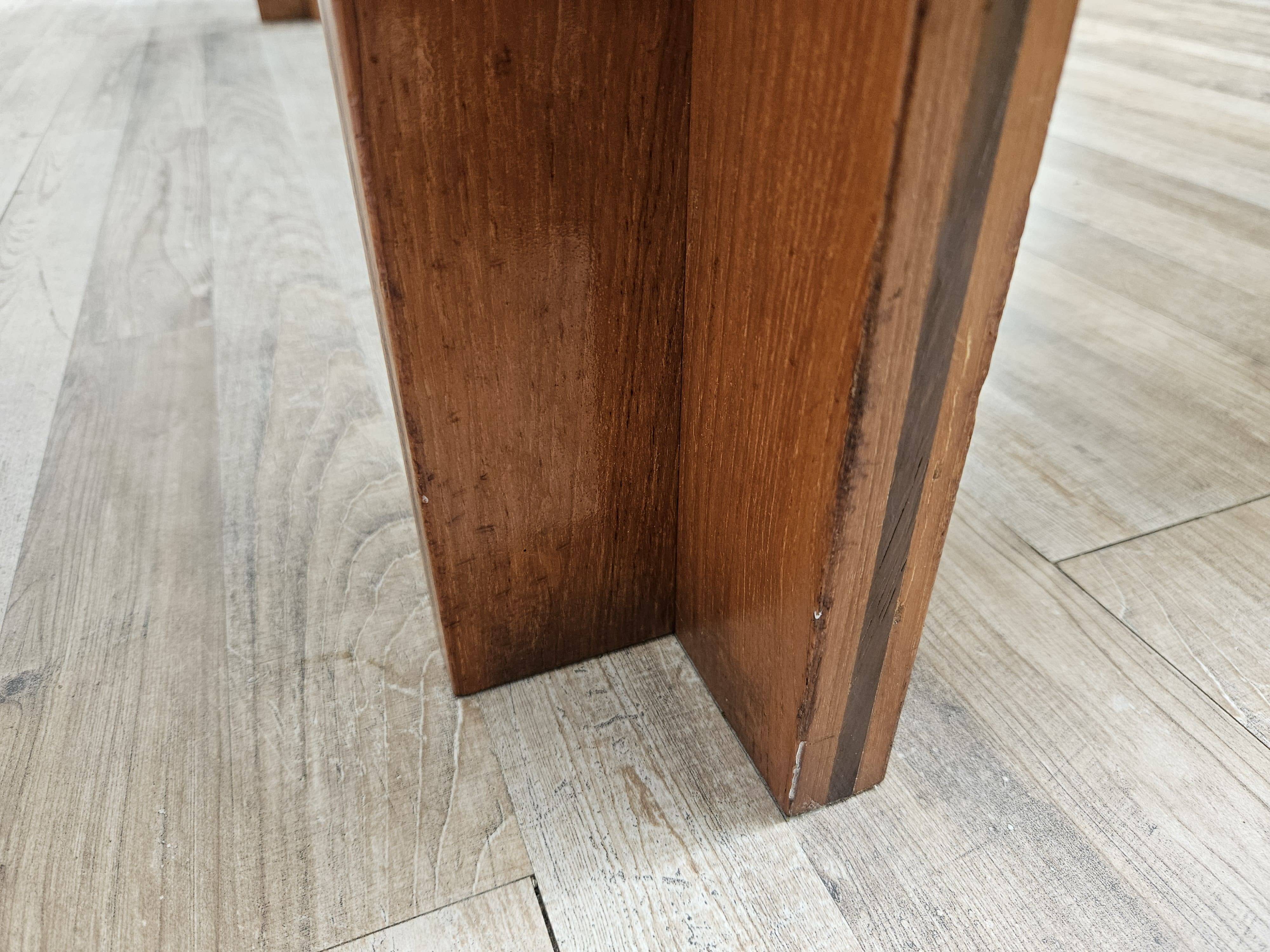 Italian design folding dining table, 1970