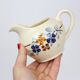 Saucière Sarreguemines - vintage français - petit pot faïence