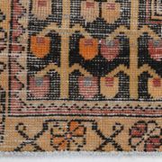 3x6 Shades Of Red & Black Handmade Wool Classic Vintage Rug, 100x179Cm