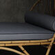 Daybed rotin Louis Sognot 1960