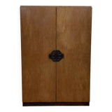 Armoire art déco des années 1950 en placage d'okoumé