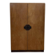 1950s Art Deco armoire in okoumé veneer