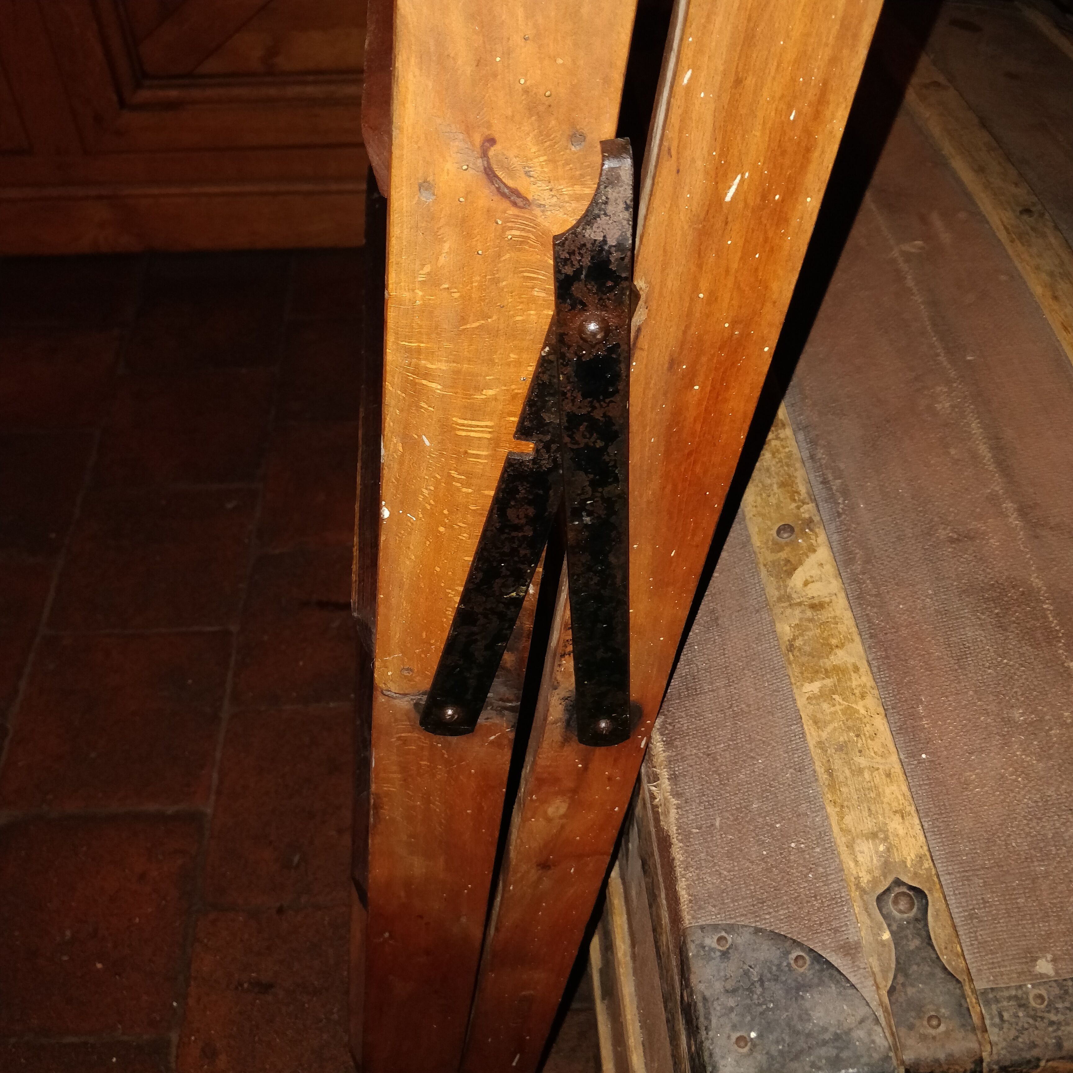 Wooden stepladder