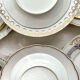12 Mismatched porcelain plates