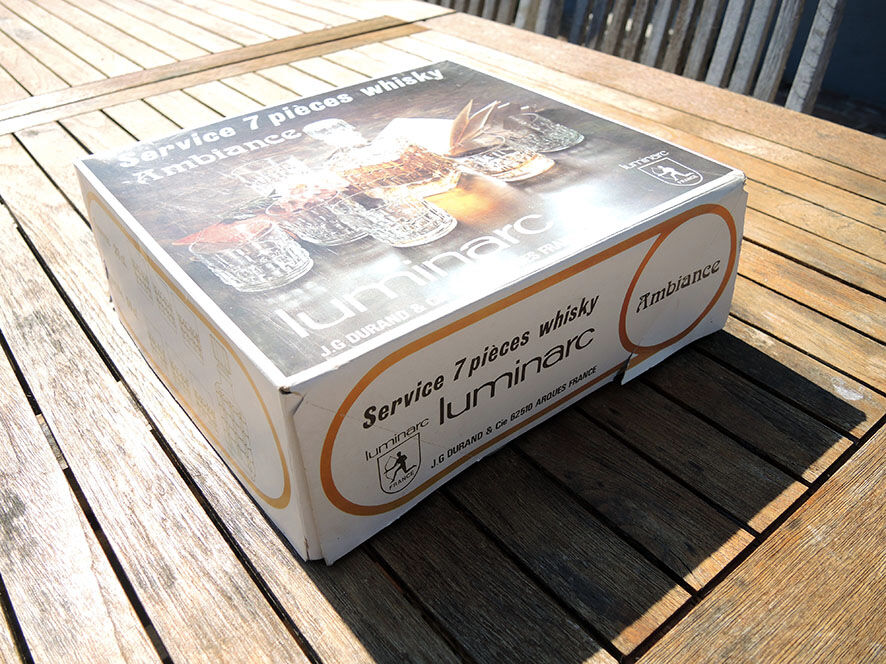 Former whisky service luminarc – durand (7 pcs)