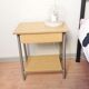 Bedside table in formica imitation wood / vintage 60s-70s