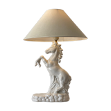 White ceramic zoomorph lamp