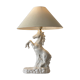 White ceramic zoomorph lamp