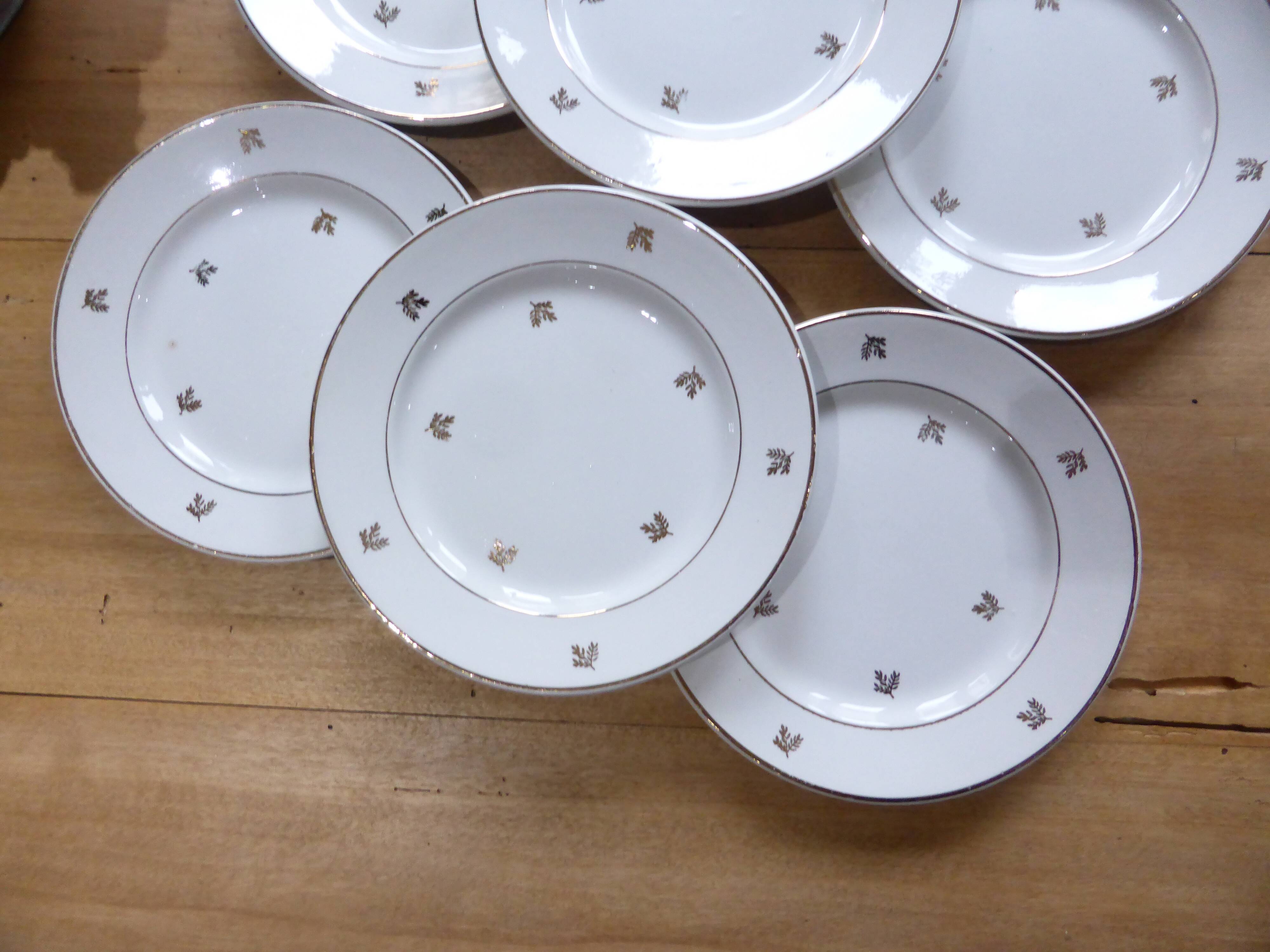 dessert plates x6 from the Badonviller factory