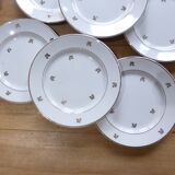 dessert plates x6 from the Badonviller factory