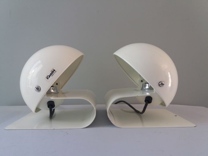 Pair of Guzzini lamps "Bugia" Giuseppe Cormio