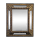 Parclose Mirror, Napoleon III Repoussé Brass