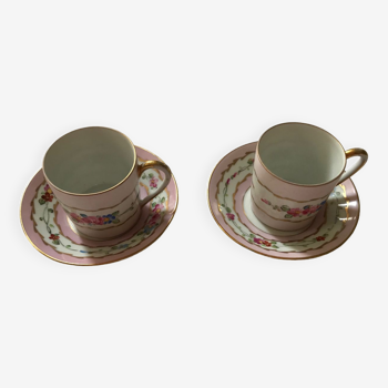 Limoges porcelain cups