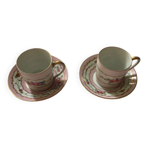 Tasses porcelaine de - limoges