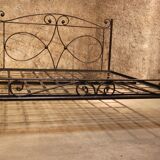 Wrought iron bed 1m80