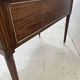 Louis XVI style desk in mahogany and mahogany veneer, 20th century.
