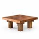 Exotic wood coffee table - model cent-six - timeless design
