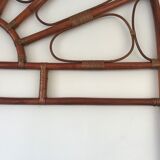 Peacock rattan headof