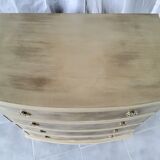 Patinated English chest of drawers