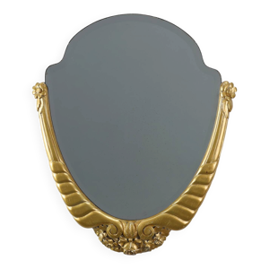 Miroir en bois doré