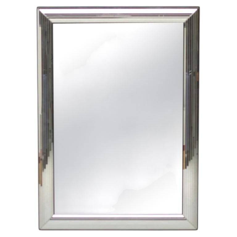 Modern wall mirror with multiple facets, Belgium, 1990