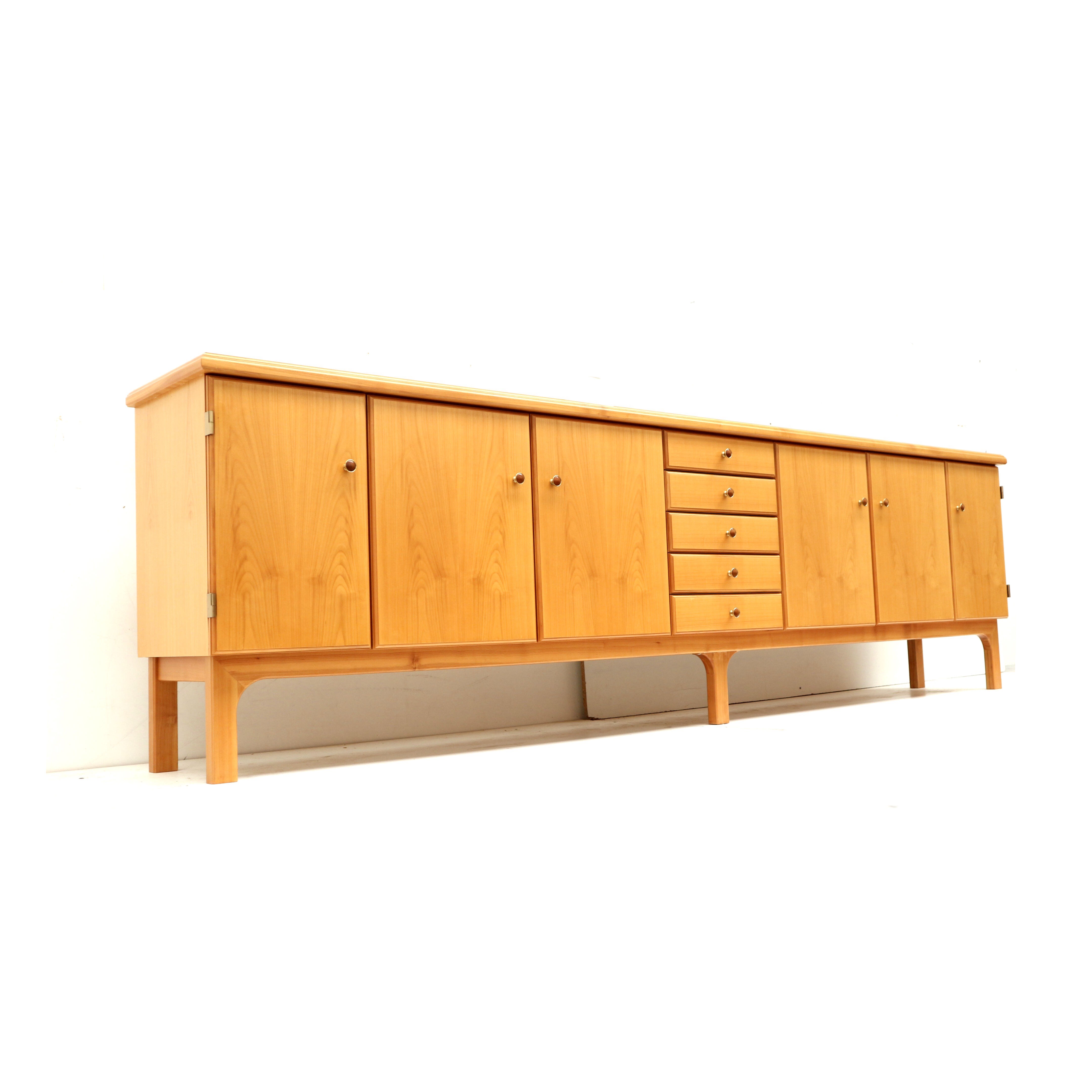 Xxl large vintage sideboard made in the 80s