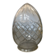 Engraved glass globe