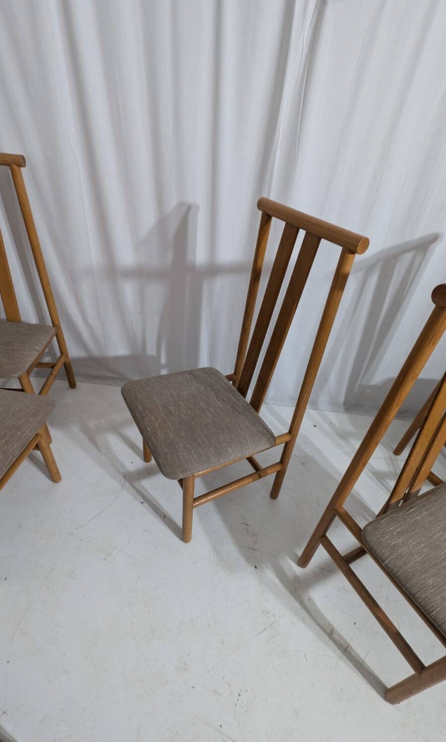 Set of 6 Zea chairs by Anning Sarian for Tisettanta, 80s