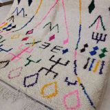 Handmade moroccan berber rug 260 x 157 cm