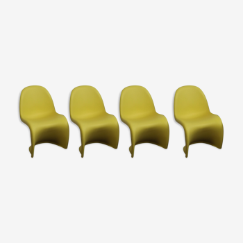 Set of 4 chairs Panton Vitra edition