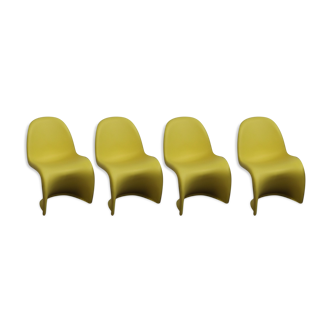 Set of 4 chairs Panton Vitra edition