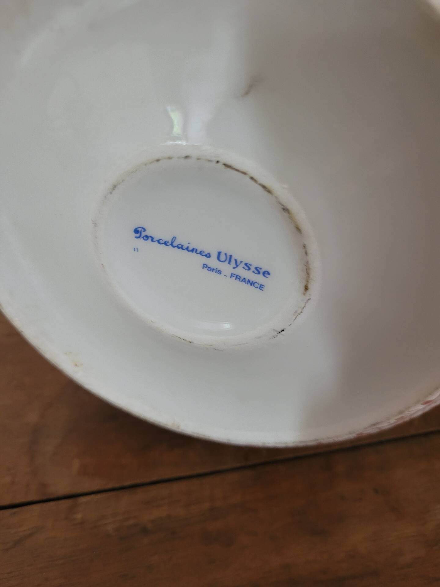 Ulysse porcelain soup plate