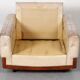 Vintage club chair in rosewood and leather