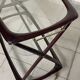 Cesare Lacca 1950 Italian Bar Cart with Brass Wheels