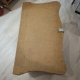 Wooden and jute trunk