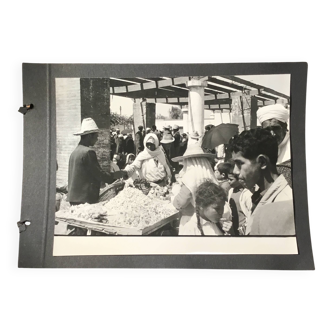 black and white film photo print