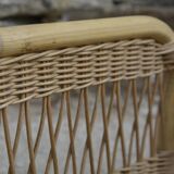 Pair of wicker bedsides