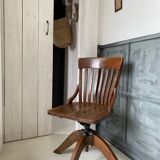 "American" oak office chair